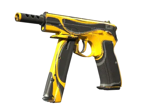 Souvenir CZ75-Auto | Yellow Jacket (Well-Worn)