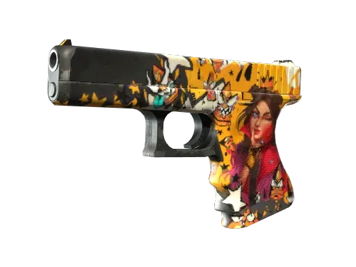 Souvenir Glock-18 | Bullet Queen (Well-Worn)