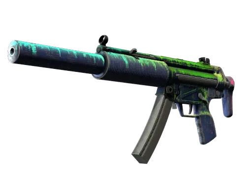 Souvenir MP5-SD | Phosphor (Battle-Scarred)