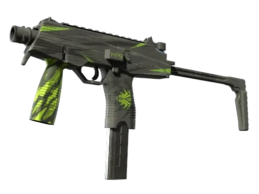 Souvenir MP9 | Deadly Poison (Well-Worn)