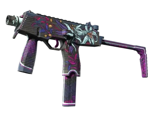 Souvenir MP9 | Wild Lily (Well-Worn)