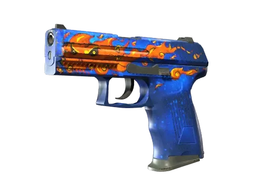 Souvenir P2000 | Fire Elemental (Well-Worn)