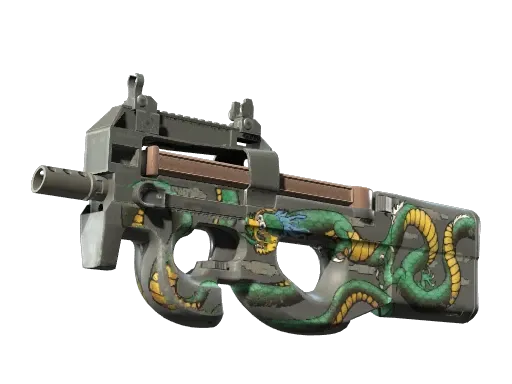 Souvenir P90 | Emerald Dragon (Field-Tested)