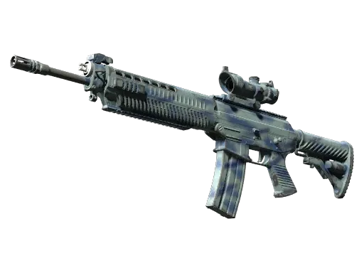 Souvenir SG 553 | Wave Spray (Well-Worn)