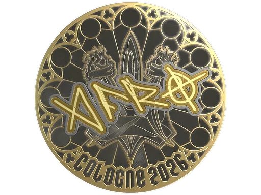 Sticker | afro (Gold) | Cologne 2026