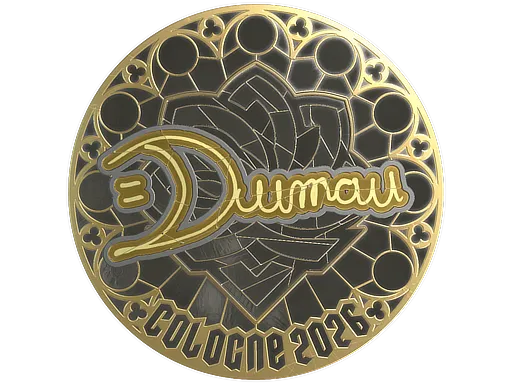 Sticker | dumau (Gold) | Cologne 2026