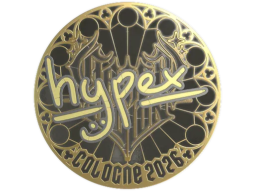 Sticker | hypex (Gold) | Cologne 2026