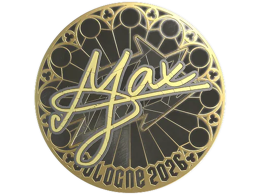Sticker | max (Gold) | Cologne 2026