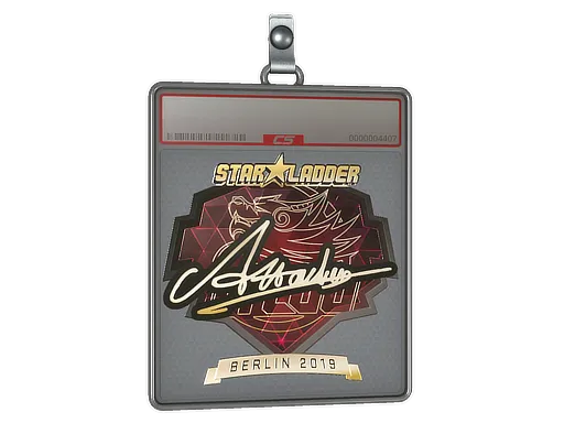 Sticker Slab | Attacker (Gold) | Berlin 2019