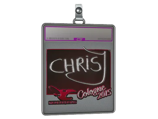Sticker Slab | chrisJ (Foil) | Cologne 2015
