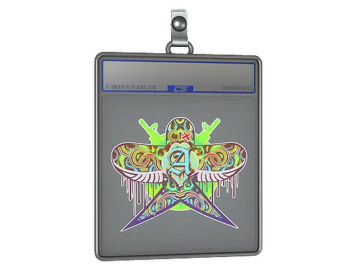 Sticker Slab | Green Swallow