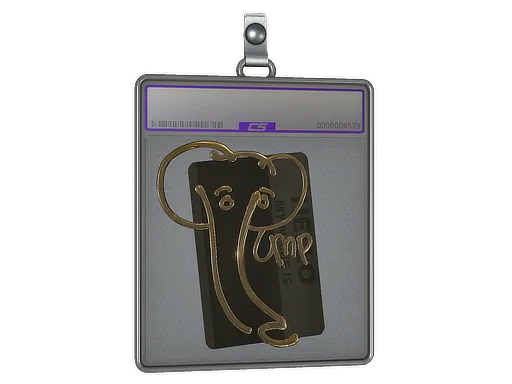 Sticker Slab | Hello UMP-45 (Gold)