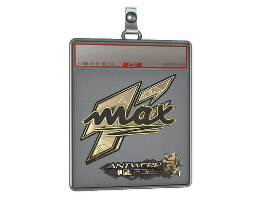 Sticker Slab | max (Gold) | Antwerp 2022