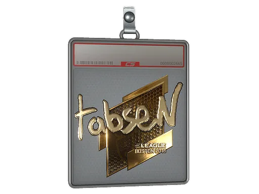 Sticker Slab | tabseN (Gold) | Boston 2018