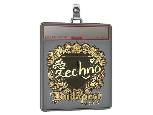 Sticker Slab | Techno4K (Gold) | Budapest 2025