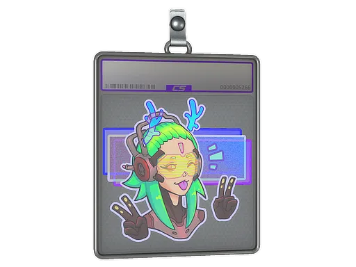 Sticker Slab | V For Victory (Holo)