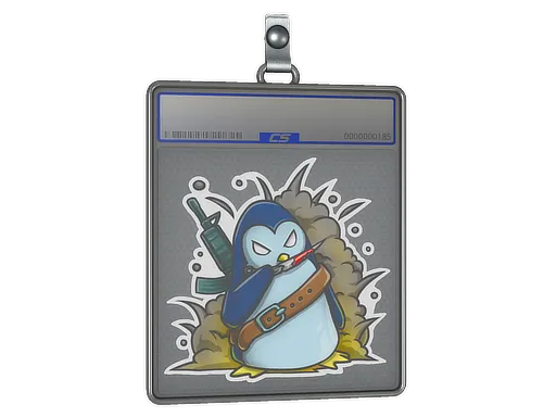 Sticker Slab | War Penguin