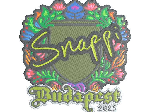 Sticker | Snappi (Embroidered) | Budapest 2025