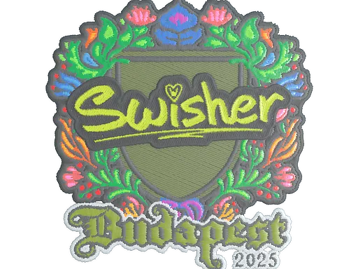 Sticker | Swisher (Embroidered) | Budapest 2025