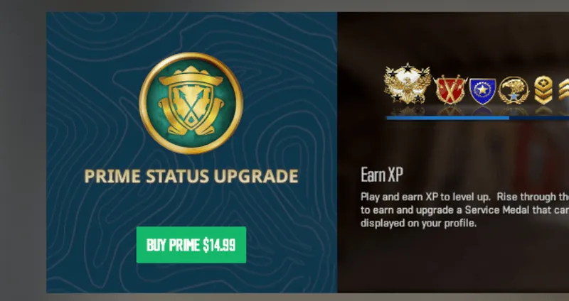 CS2 Prime Status
