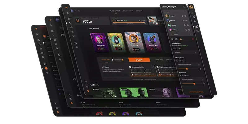 FACEIT 2.0 Interface