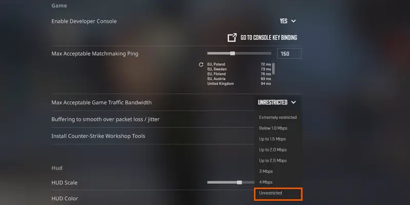 CS2 Fix Packet Loss
