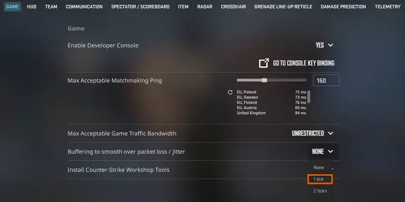 CS2 Fix Packet Loss