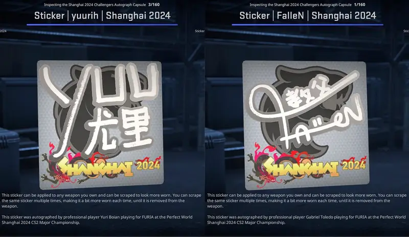Shanghai Major Furia Autographs