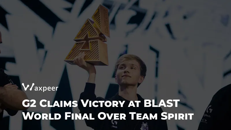 G2 domina a Team Spirit y gana la final mundial de BLAST