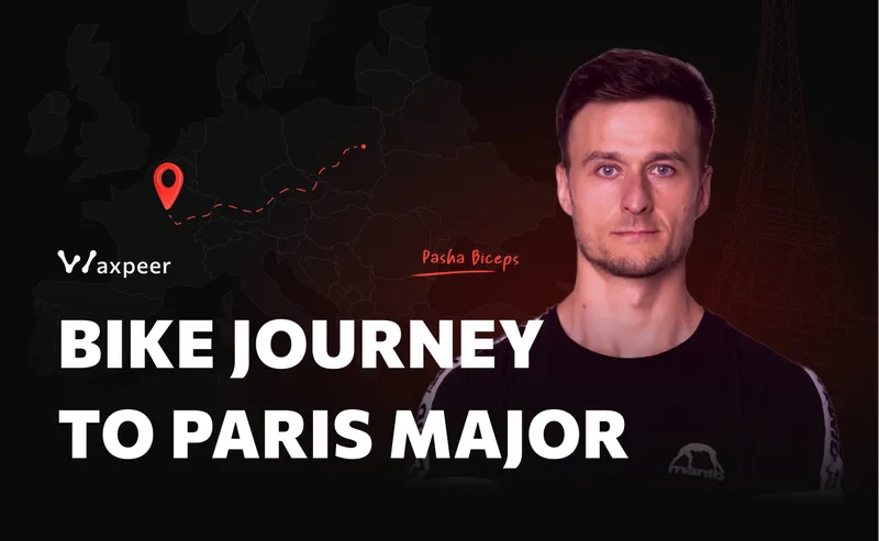 PashaBiceps Embarks on a Bike Journey from Warsaw to Paris to Support 9INE at BLAST.tv&nbsp;Paris Major 2023