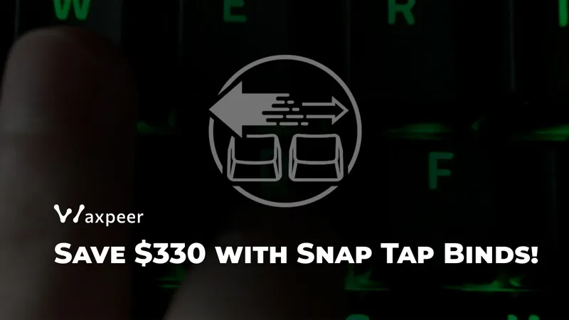 Ahorra $330: Usa Binds Snap Tap en Lugar de Teclados Raze