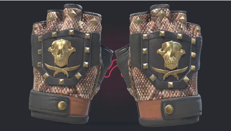 CS2中的 Bloodhound Gloves | Snakebite