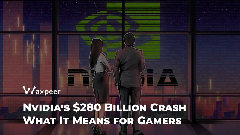 Nvidia sufre una caída histórica de $280 mil millones: ¿Cómo afecta a los gamers?