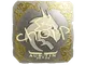 Sticker | chopper (Gold) | Austin 2025