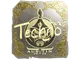 Sticker | Techno4K (Gold) | Austin 2025