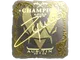 Sticker | ZywOo (Gold, Champion) | Austin 2025
