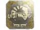Sticker | ultimate (Gold) | Austin 2025