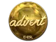 Sticker | advent (Gold) | Katowice 2019