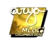 Sticker | arya (Gold) | MLG Columbus 2016