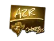 Sticker | AZR (Gold) | Cologne 2015