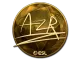 Sticker | AZR (Gold) | Katowice 2019