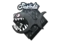 Sticker | Black Jaggyfish