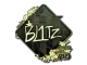 Sticker | bLitz (Gold) | Rio 2022