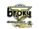 Sticker | broky (Gold