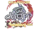 Sticker | chopper (Holo, Champion) | Shanghai 2024