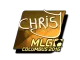 Sticker | chrisJ (Gold) | MLG Columbus 2016