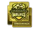 Sticker | Copenhagen Wolves (Gold) | DreamHack 2014