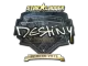 Sticker | DeStiNy (Gold) | Berlin 2019