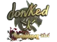 Sticker | donk (Gold) | Shanghai 2024