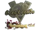 Sticker | electronic (Gold) | Shanghai 2024